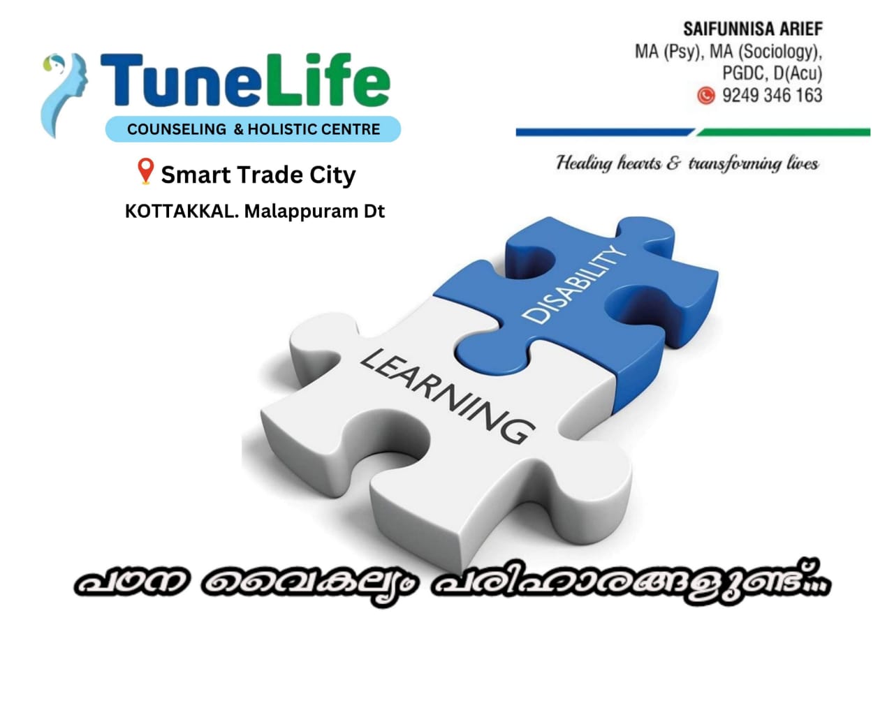 TuneLife Counseling & Holistic Centre kottakkal
